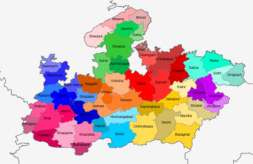 Madhya Pradesh District List 2023 Madhya Pradesh District Name List 